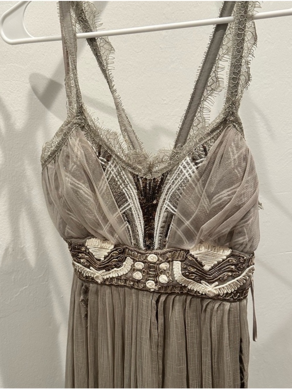 Free people Artemis Maxi Gray
Dress with Lace